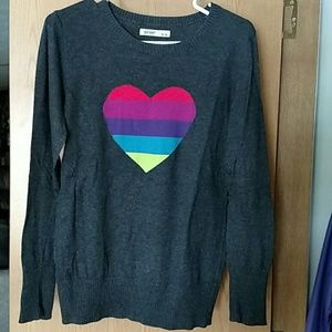 Cute Old Navy Heart sweater